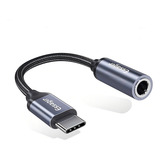 Adaptador Tipo C Macho Para P2 3 5mm Fêmea Reforçado Essager