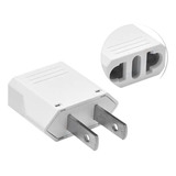 Adaptador Tomada Americano Brasileiro X Chato branco 