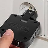 Adaptador Tomada Benjamin Articulado Com 2 Entradas USB