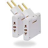 Adaptador Tomada Em T Articulado Com 3 Saídas 10A Benjamin Flexível Até 220v - Premium-