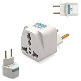 Adaptador Tomada Universal Padrão Europeu Uk Para Brasil 10a Até 250v Bivolt 110V 220V Qualidade Premium Donadetudo 