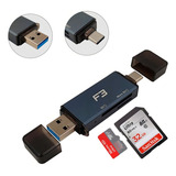 Adaptador Type c usb 3 0 P Leitor De Cartão Sd Micro Sd
