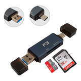 Adaptador Type c usb 3 0 P Leitor De Cartão Sd Micro Sd