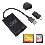 Adaptador Type c usb3 0 Para Leitor D Cartão Cfexpress sd F3