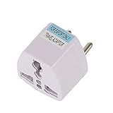 Adaptador Universal UK US UE AU Para 2 Pinos Redondos EU 250V 10A