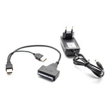 Adaptador Usb 2 0 Sata Com Fonte 12v Para Hd ssd