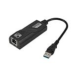 Adaptador USB 3-0 Para Ethernet- USB 3-0 Para 10-100-1000 Mbps Gigabit RJ45 Adaptador De Rede LAN Ethernet Notebook- PC