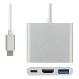 Adaptador Usb 3 1 Tipo C Thunderbolt 3 0 X Hdmi Usb 3 Tipo C