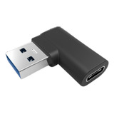 Adaptador Usb Angulado L Tipo C Para Usb 3 0