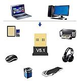 Adaptador USB Bluetooth 5 1 Wireless Desktop Transmissor Bluetooth Para Mouse Teclado Caixa De Som