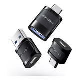 Adaptador Usb C Micro Macho Fêmea Kit Otg 3 0 Essager