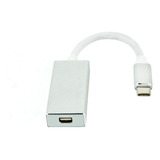 Adaptador Usb c Para Mini Diplayport Cor Branco