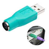Adaptador Usb Macho X Ps2 Fêmea Para Teclado Mouse Antigo