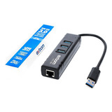 Adaptador Usb Para Rede Lan Gigabit Hub Usb 3 0 3 Portas