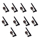 Adaptador Wifi Antena Usb 1200mb Para Tv Smart E Pc 10 Peças