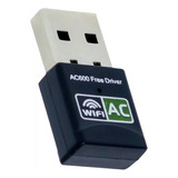 Adaptador Wifi Dual Band 2 4 5ghz 600mbps Wireless 5g Ac