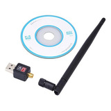Adaptador Wifi Pc Notebook Antena Usb Receptor 1200bps Top