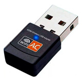 Adaptador Wifi Usb Dual Band 2 4 5ghz 600mbps Wireless 5g Ac
