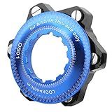 Adaptadornter Lock A 6 Tornillos Adaptador Nterlock Center Lock Adaptador 6 Parafusos Rotor De Freio A Disco Conversão Preto Azul 
