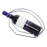Adega Cromado Suporte Porta Garrafa De Vinho Para Mesa Bar