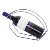 Adega Cromado Suporte Porta Garrafa De Vinho Para Mesa Bar