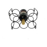 Adega Suporte Aramado Para 6 Garrafas De Vinho Champanhe Tmt