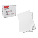 Adegraf 100 Folhas Papel Adesivo A4 Offset Fosca Para Impressora Cartucho E Laser Cor Branco