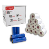 Adegraf Kit 10 Rls Etiqueta 10x7 100x70 Bopp Fosco 5 Ribbon Misto Cor Branco