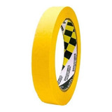 Adelbras Kit 12 Fitas Crepe Automotiva Amarela 18mm X 40m