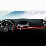 Adequado Para Mazda 3 BM Axela 2014 2018 LHD Capa De Painel De Carro Tapete Antiderrapante Capa De Console Central De Painel Protetor De Tapete De Painel