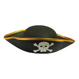 Adereço De Fantasia Chapéu De Pirata Infantil Kit 2unidades