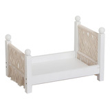 Adereços Berço De Bebê Mini Cama De Madeira Hanmade Cama