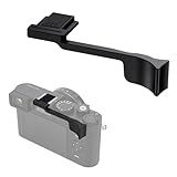 Aderência Para Polegar Para Câmera Leica D LUX8 Alça De Metal De Liga De Alumínio Com Protetor De Sapata Quente Suporte Para Descanso De Polegar Não Afeta O Uso De Botões De Câmera DLUX8 