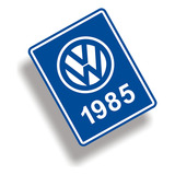 Adesivo 1985 Para Vidro Vw Fusca Brasília Kombi Variant Tl