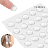 Adesivo 24pçs Protetor Anti Impacto Bater Maçaneta Porta 8mm