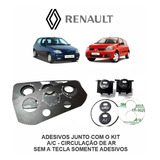 Adesivo 3m Comando Ar Condicionado Renault Clio 99 11 2botão