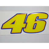 Adesivo 46 Valentino Rossi Yamaha Resinado