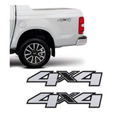 Adesivo 4x4 Chevrolet S10 2012 2013 2014 2015 2016 2017 2018