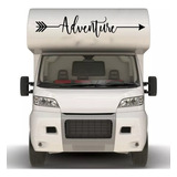 Adesivo Adventure Escrti Motorhome Trailer Van