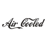 Adesivo Air Cooled Coca 49x12cm Fusca Kombi Brasilia 0228