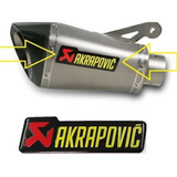 Adesivo Akrapovic Aluminio Escapamento