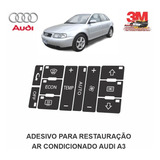 Adesivo Audi A3 Comando Botão Ar