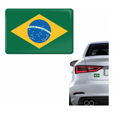 Adesivo Bandeira Brasil Carro Moto Capacete