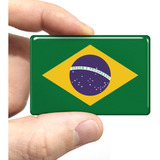 Adesivo Bandeira Brasil Países Estados Kit 2 Peças 6x4 Cm