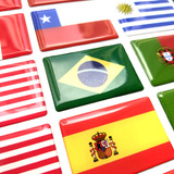 Adesivo Bandeira Brasil Países Estados Kit