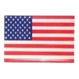 Adesivo Bandeira Estados Unidos Resinado Universal