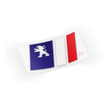 Adesivo Bandeira França Peugeot