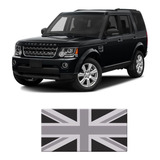 Adesivo Bandeira Inglaterra Land Rover Emblema Preto branco