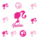 Adesivo Barbie Para Carro Kit 10un