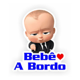 Adesivo Bebe A Bordo Menino Para Carro Caminhao Pick up